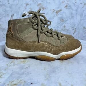 Jordan 11 Retro Olive Lux Women's Size 7.5 Shoes Green Brown Athletic Sneakers